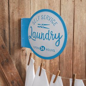 Self Service Laundry Sign