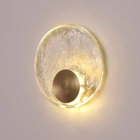 New Nordic Modern Light Luxury Crystal Copper Wall Lamp (Option: 220V Warm Light-200mm)